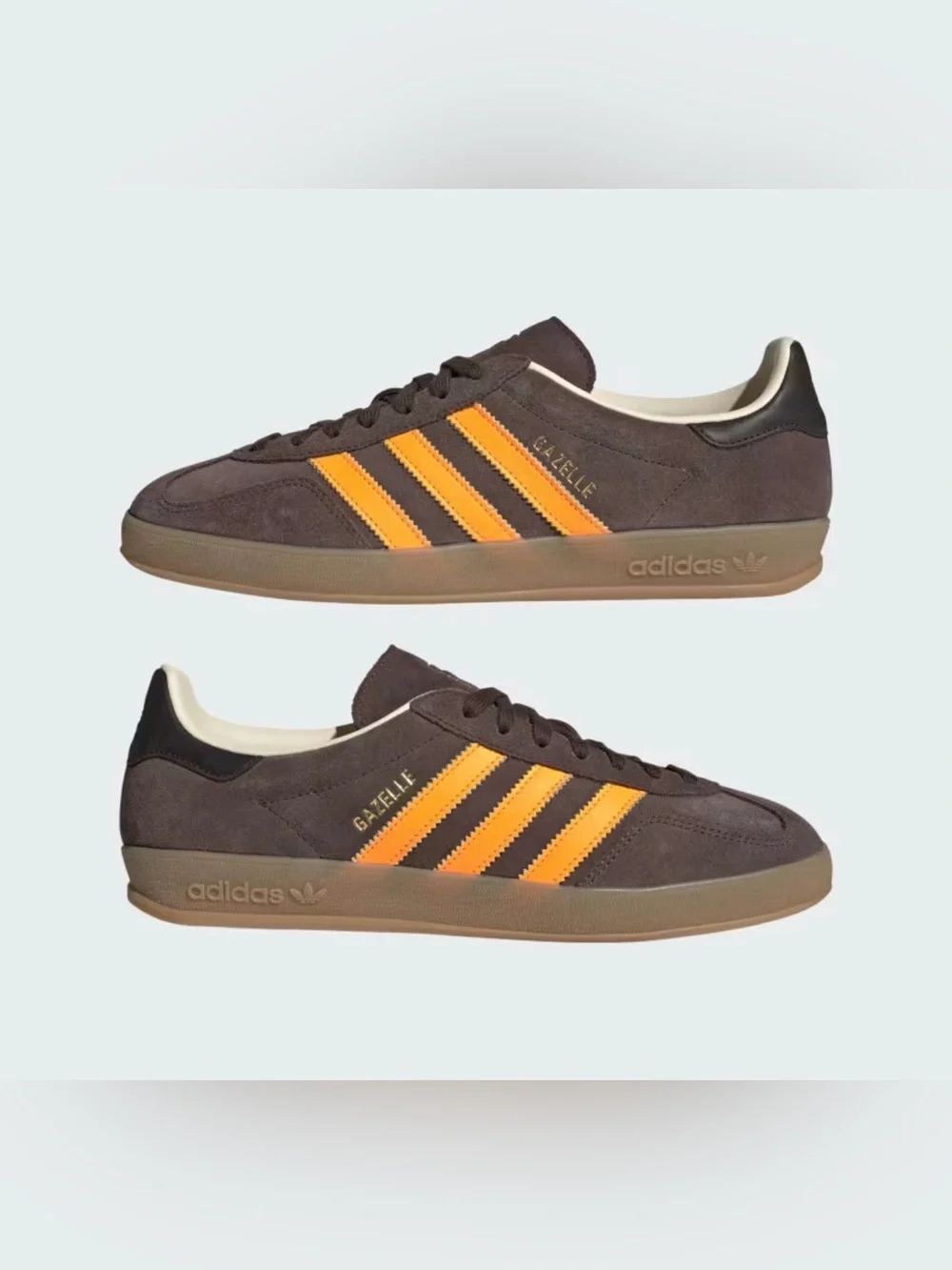 adidas Gazelle Indoor Brown / Lucid Tangerine